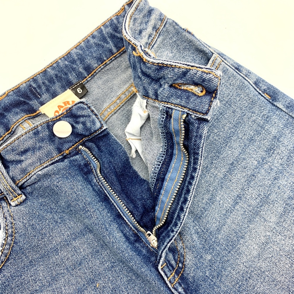High Waist Jeans Shorts - Picture 6 of 11